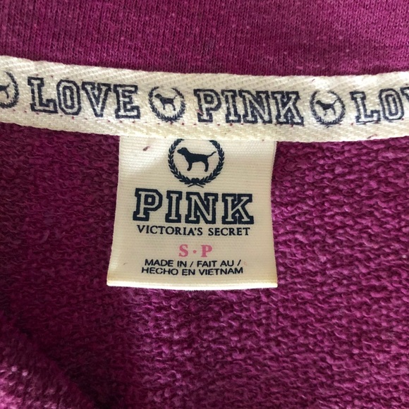 🌸Victoria’s Secret PINK Half Zip Pullover🌸 - Picture 3 of 5